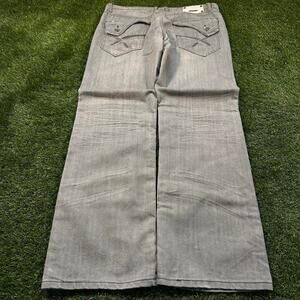 Y2K GREY JEANS STRAIGHT FIT